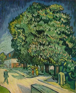 Vincent Van Prints: Chestnut Trees in Blossom, 1890. Artist: Vincent van Gogh