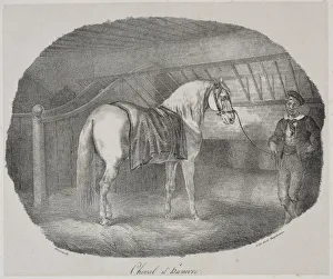 1791 1824 Prints: Cheval dHanovre. Creator: Theodore Gericault (French, 1791-1824)