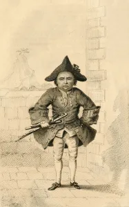 Chevalier Desseasau, Remarkable for his Vanity, 1821. Creator: Robert Cooper