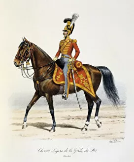 Images Dated 6th December 2005: Chevau-Legers de la Garde du Roi, 1814-15. Artist: Eugene Titeux