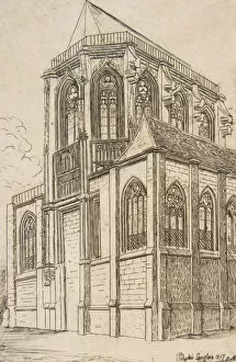 Charles Meryon Gallery: Chevet de St. Martin-sur-Renelle (The apse of the Church of St