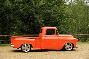 Chevrolet Model 3a Truck 1957 Prints: Chevrolet Model 3A Truck 1957. Artist: Simon Clay