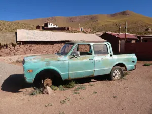 Rusty Prints: Chevrolet pick-up truck abandonded, Chile 2019. Creator: Unknown