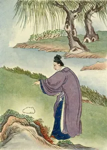 Alchemy Collection: Chia Tzu-Lung Finds the Stone, 1922. Creator: Unknown