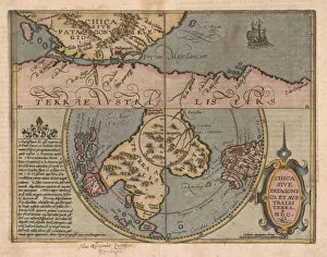 Chica sive Patagonica et Australis Terra (From Geographisches Handtbuch), 1600. Artist: Quad, Matthias (1557-1613)