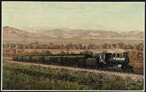 Photochrom Prints: Chicago Special, Burlington Route, Colorado, c1900. Creator: William H. Jackson