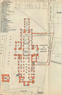 Chichester Cathedral, c20th Century. Artist: John Bartholomew Chichester Cathedral, c20th Century. Artist: John Bartholomew