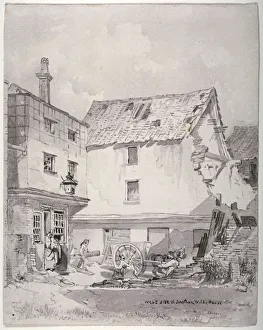 Jonathan Prints: Chick Lane, City of London, 1825. Artist: Robert Blemmell Schnebbelie
