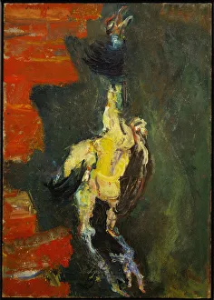 Kunstmuseum Bern Prints: Chicken Hung Before a Brick Wall (Le Poulet pendu devant un mur de briques), 1925
