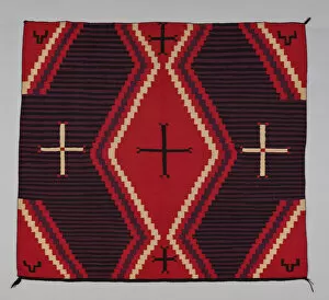 Chief Blanket (Third Phase), c. 1880. Creator: Unknown