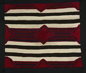 Dine Gallery: Chief Blanket (Third Phase), Southwest, c. 1860/65. Creator: Unknown