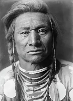 Apsaroke Prints: Chief Child, c1908. Creator: Edward Sheriff Curtis