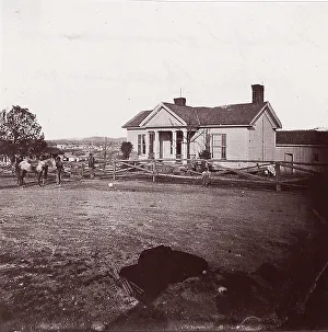 George Norman Prints: Chief Commissarys Office, Chattanooga, ca. 1864. Creator: George N. Barnard