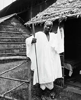 Chief, darkest Africa, 1901. Creator: Frances Benjamin Johnston
