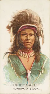 Chief Prints: Chief Gall, Hunkpapa Sioux, from the American Indian Chiefs series (N2) for Allen &amp