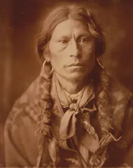 Apache Prints: Chief Garfield-Jicarilla, c1905. Creator: Edward Sheriff Curtis