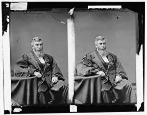 Stereoscopics Gallery: Chief Justice Morrison R. Waite, 1865-1880. Creator: Unknown