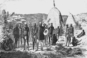 Trousers Collection: The Chief, Mango, and portion of his Tribe; Some Account of New Caledonia, 1875. Creator: Unknown