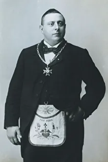 Logo Gallery: Chief Mason with the insignia of the Order