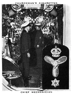 Rank Prints: Chief Mechanician, 1937. Artist: WA & AC Churchman