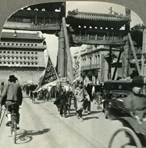 The Chien Mein Gate from the Tartar City, Peiping, China, c1930s. Creator: Unknown