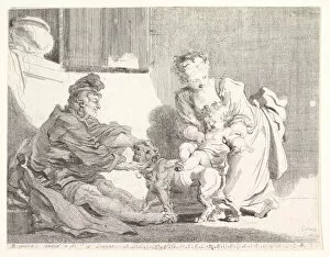 Gerard Gallery: The Child and the Bulldog, 1778. Creator: Marguerite Gerard