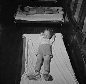 Resting Collection: A child care center opened September 15, 1942 for thirty children, New Britain, Connecticut, 1943