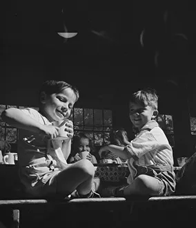 A child care center, opened September 15, 1942, for thirty child... New Britain, Connecticut, 1943. Creator: Gordon Parks