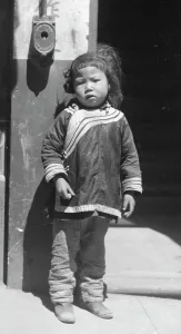 Child, Chinatown, San Francisco, between 1896 and 1906. Creator: Arnold Genthe