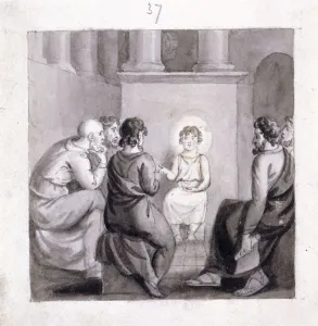 The Child Jesus in the Temple, 19th century. Artist: Corbould Family
