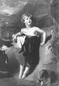 Lawrence Thomas Prints: A Child with a Kid'; after Sir Thomas Lawrence, P.R.A, 1890. Creator: Charles Roberts