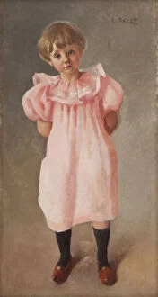 Images Dated 13th June 2017: Child in Pink, c. 1910