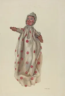 Marionette Prints: Child of Punch and Judy, 1935 / 1942. Creator: Dorothy Harris