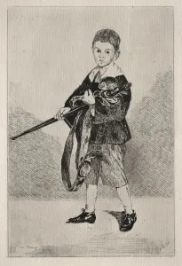 Child with Sword, Turned to the Left. Creator: Edouard Manet (French, 1832-1883)
