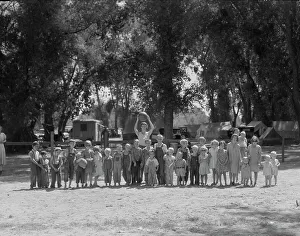 Resettlement Prints: Child welfare program, Resettlement Administration Marysville camp for migrants