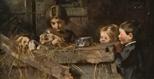 Dogs Collection: Childhoods Treasures, 1886, (c1930). Creator: Marianne Stokes