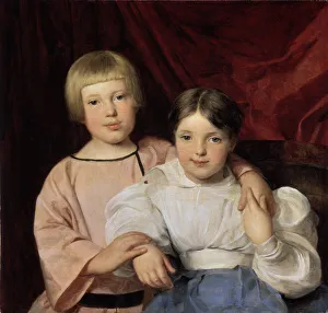 Waldmuller Prints: Children, 1834. Ferdinand Georg (1793-1865). Artist: Ferdinand Georg Waldmuller