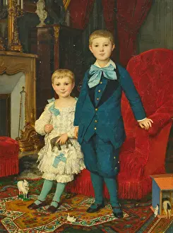 The children de Bary, 1880. Creator: Anker, Albert (1831-1910)