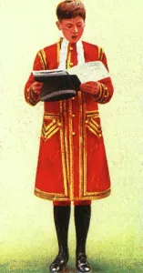 Tradition Prints: One of the Children of H.M.'s Chapels Royal, 1937. Creator: Unknown