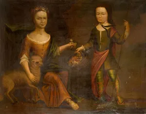 British School Gallery: Two Children Of The Holte Family, 1800. Creator: Unknown