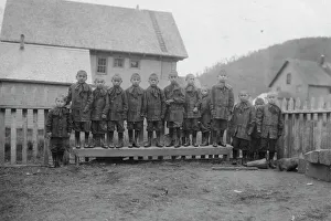 Yukon Prints: Children from Holy Cross Mission, between c1900 and 1916. Creator: Unknown