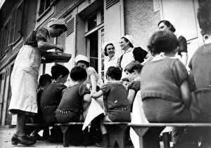Children at a home run by the German Ministry of Health, World War II, 1939-1945