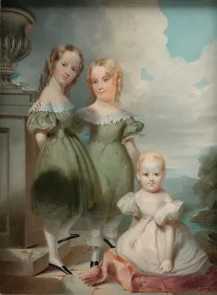 Cummings Thomas Seir Gallery: The Children of Homer Ramsdell, Esq. 1842. Creator: Thomas Seir Cummings