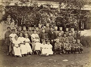 Children at the Kara Orphanage, 1891. Creator: Aleksei Kuznetsov