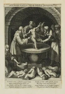 Sadeler Prints: Six Children Killed in Regensburg