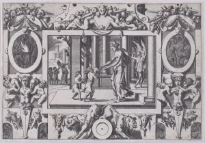 The Children of Medea and Jason Give Creusa the Fatal Present (Par ses deux fils à