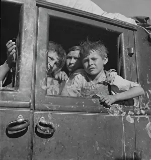 Children of migrant agricultural workers in California, 1937. Creator: Dorothea Lange