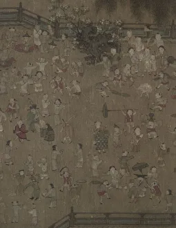 One Hundred Children at Play, 1100s-1200s. Creator: Su Hanchen (Chinese, active c