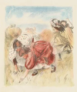 Auguste Gallery: Children Playing Ball (Enfants jouant a la balle), 1900. Creator: Pierre-Auguste Renoir
