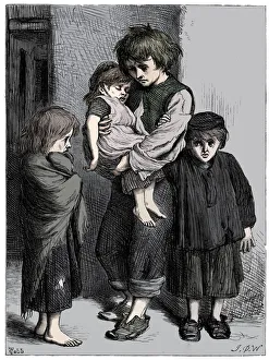 Hardship Prints: The Children of the Poor (Les Enfants Pauvres) - The Ragged Babes That Weep